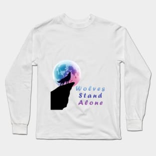 Wolves stand alone Long Sleeve T-Shirt